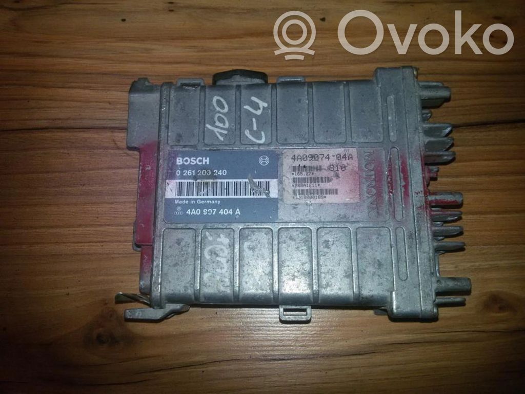 Unidad de control/módulo del motor   0261200240,4A0907404A,0261200240,4A0907404A