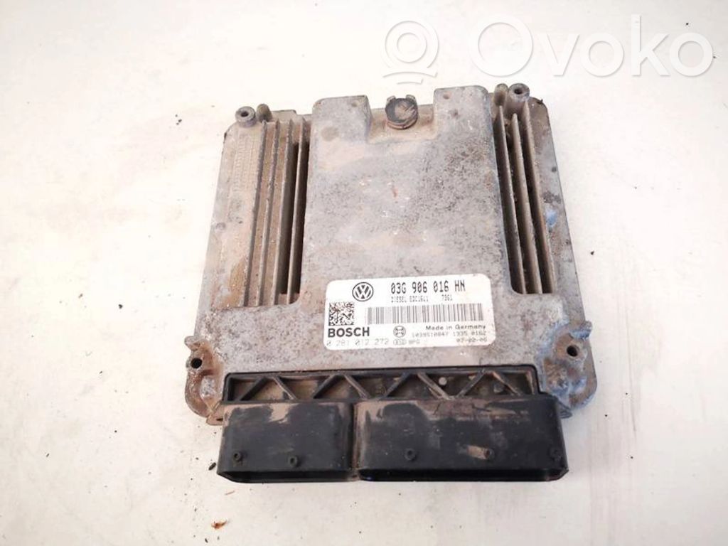 Unitate/modul de control motor   03G906016HN,0281012272,0281012272,03G906016HN