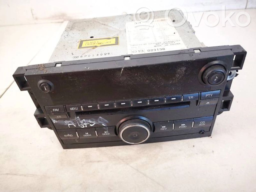 Panel / Radioodtwarzacz CD/DVD/GPS   96672509,96672509