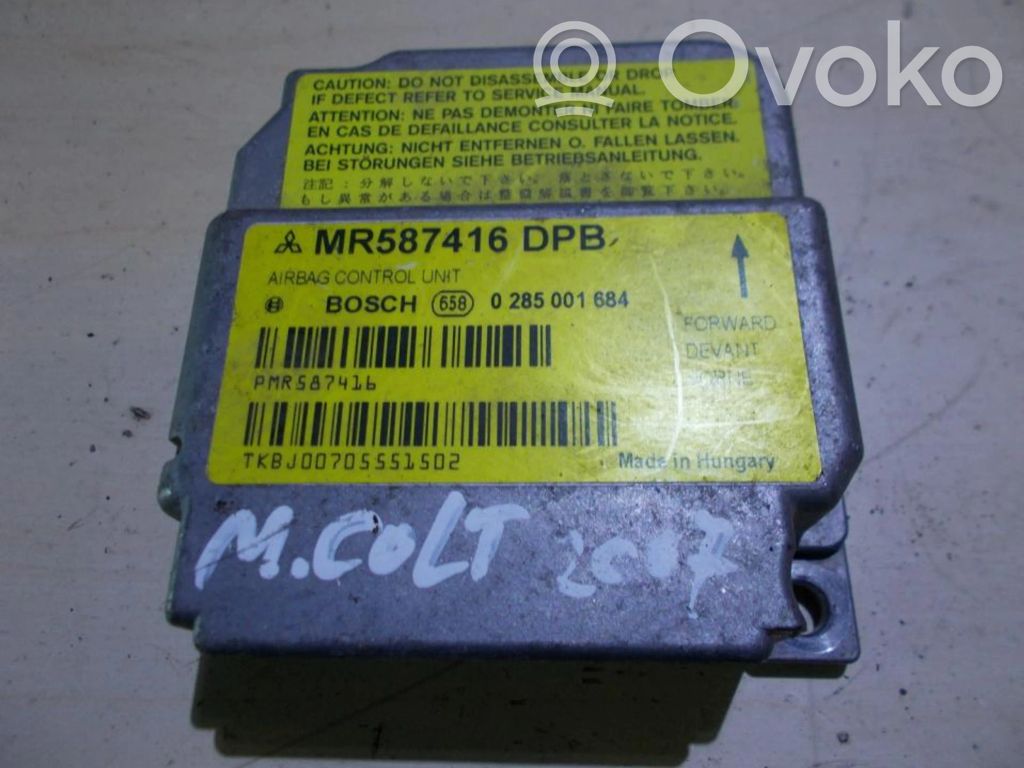 Mitsubishi Colt Centralina/modulo airbag 