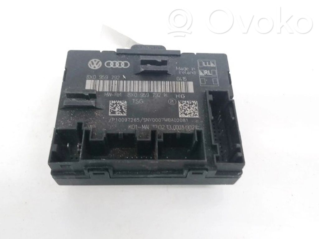 Door control unit/module   8X0959792K,P10097265,8X0959792K,P10097265