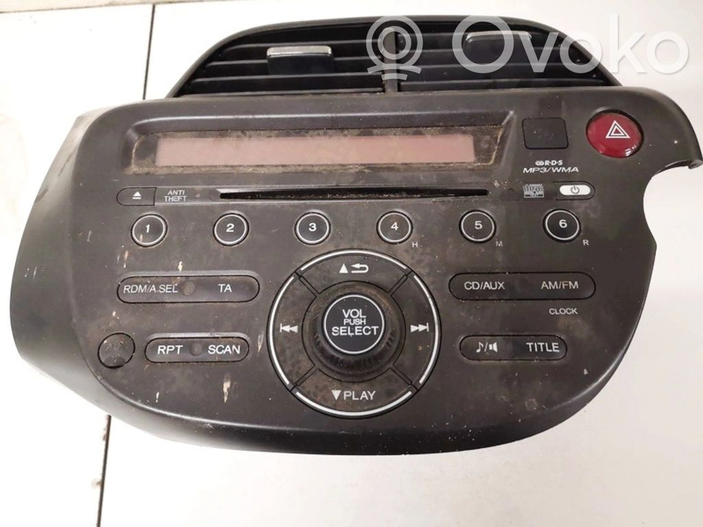 Honda Jazz Panel / Radioodtwarzacz CD/DVD/GPS 
