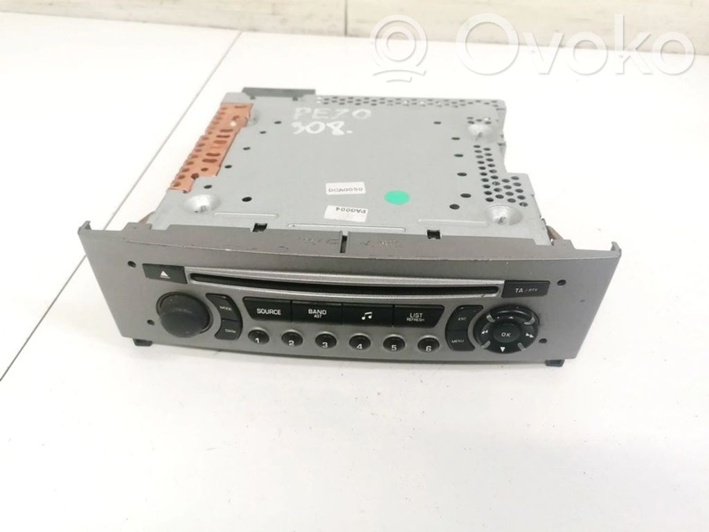 Peugeot 308 Unitate principală radio/CD/DVD/GPS 