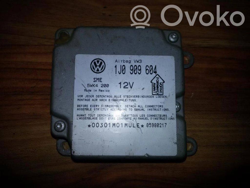 Centralina/modulo airbag   1J0909604,5WK4200,1J0909604,5WK4200