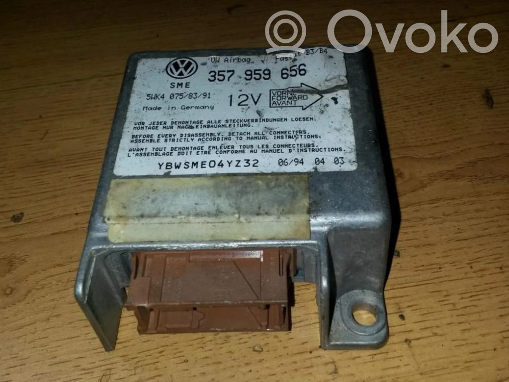 Unidad de control/módulo del Airbag   357959656,5WK4075,357959656,5WK4075