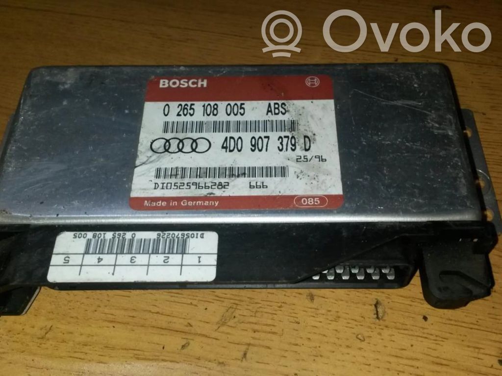 Sterownik / moduł ABS   0265108005,4D0907379D,0265108005,4D0907379D