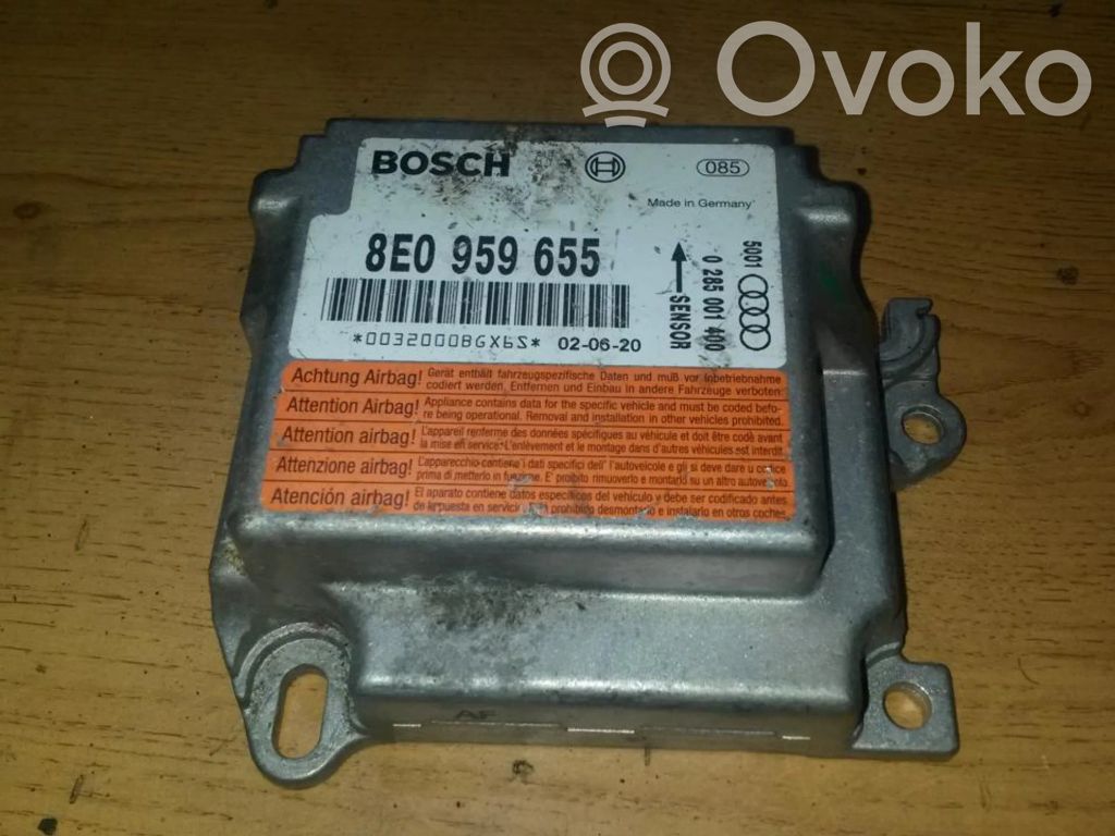 Audi A4 S4 B6 8E 8H Unitate/modul de comandă airbaguri 
