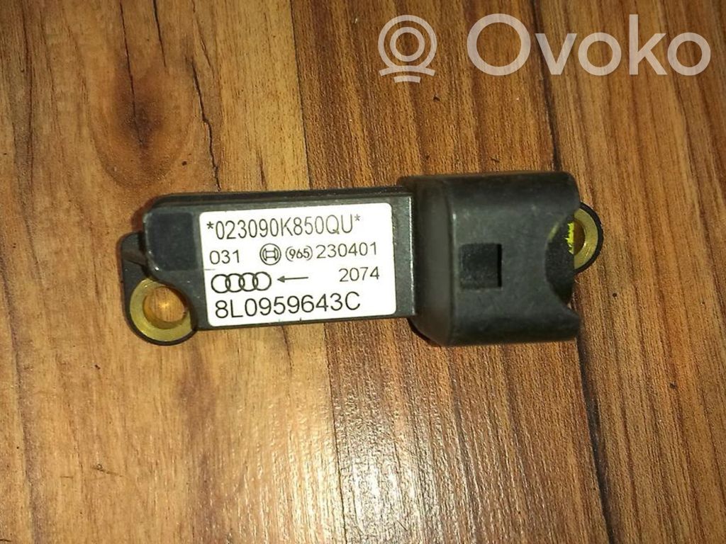 Sensor impacto/accidente para activar Airbag   8L0959643C,8L0959643C