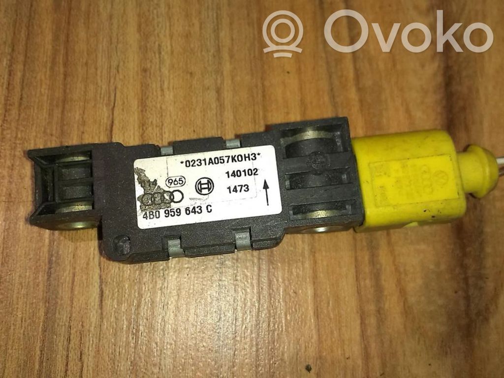 Audi A4 S4 B6 8E 8H Sensore d’urto/d'impatto apertura airbag