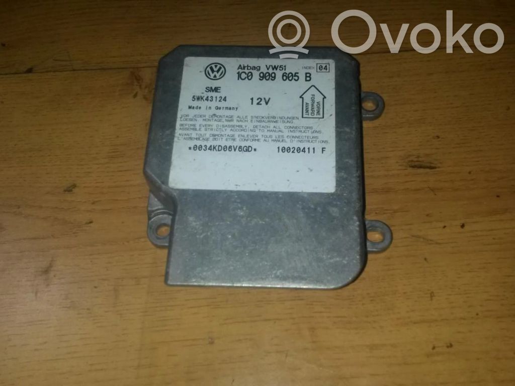 Volkswagen PASSAT B5.5 Unitate/modul de comandă airbaguri