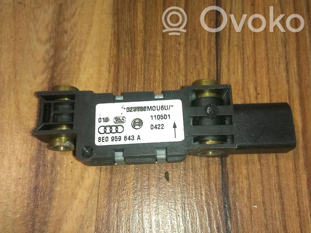 Sensor impacto/accidente para activar Airbag   8E0959643A,8E0959643A
