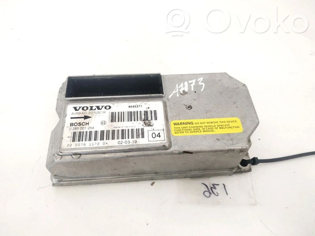 Volvo S60 Centralina/modulo airbag 