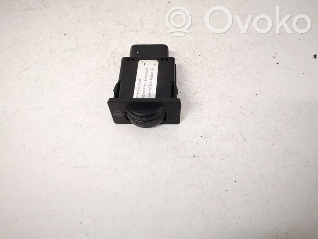 Toyota Avensis T250 Bouton commande réglage hauteur de phares