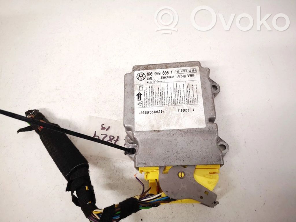 Skoda Octavia Mk2 (1Z) Unitate/modul de comandă airbaguri 
