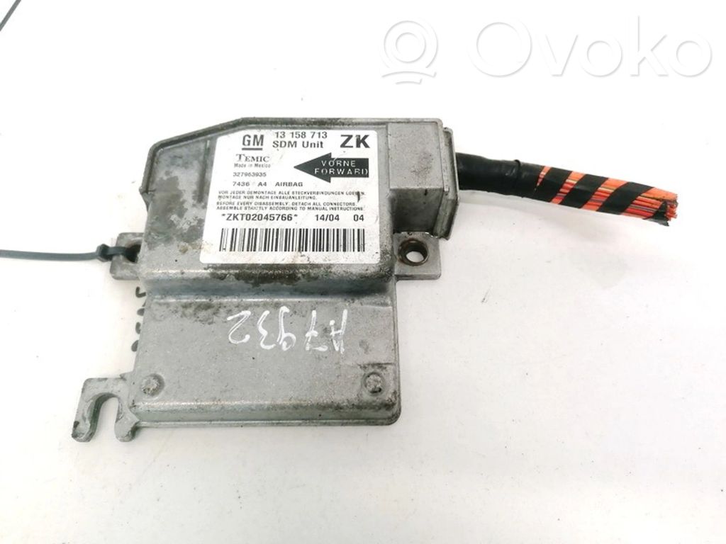 Opel Meriva A Centralina/modulo airbag