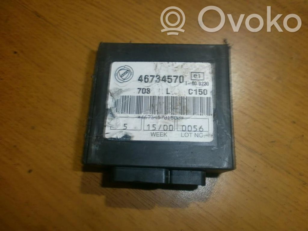 Unité de commande dispositif d'immobilisation   46734570,46734570