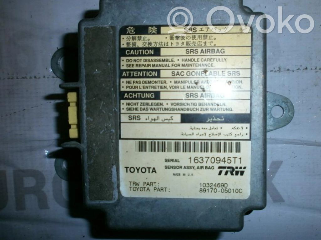 Toyota Carina T210 Airbag control unit/module 