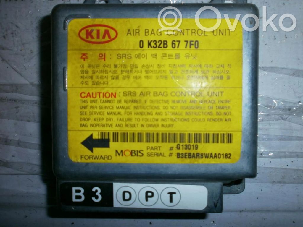 Airbag control unit/module   0K32B677F0,68HC11KA4,0K32B677F0,68HC11KA4