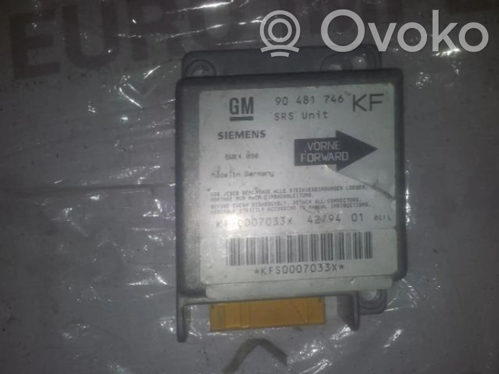 Opel Tigra A Airbag control unit/module 