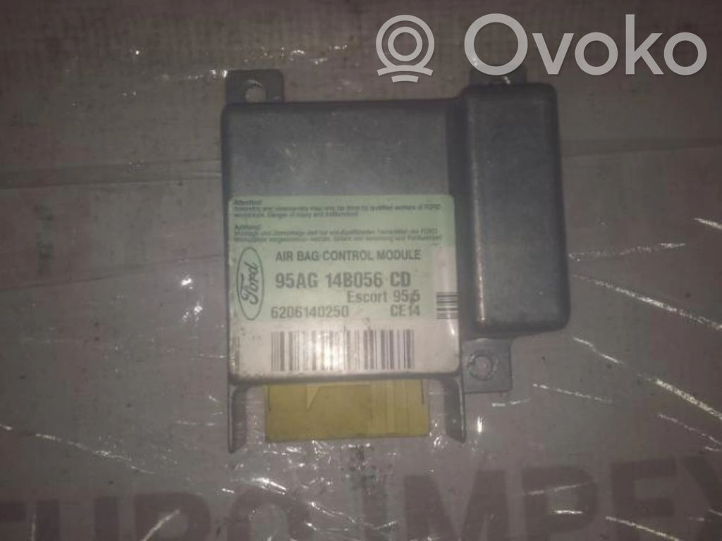 Airbag control unit/module   95AG14B056CD,68HC11E9,68HC11E9,95AG14B056CD