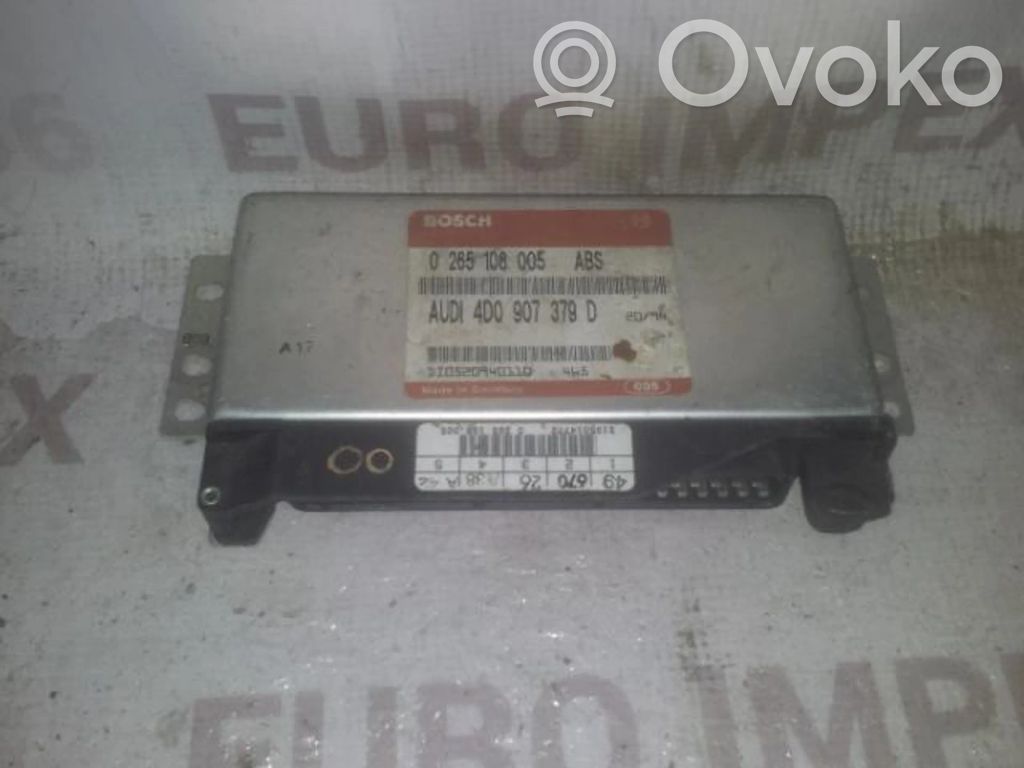 Unidad de control/módulo del ABS   0265108105,4D0907379D,0265108105,4D0907379D
