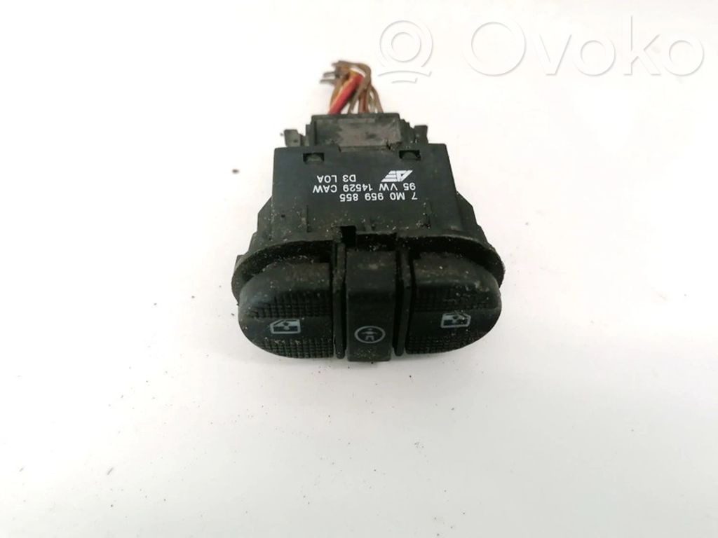 Interruptor del elevalunas eléctrico   7M0959855,95VW14529CAW,7M0959855,95VW14529CAW
