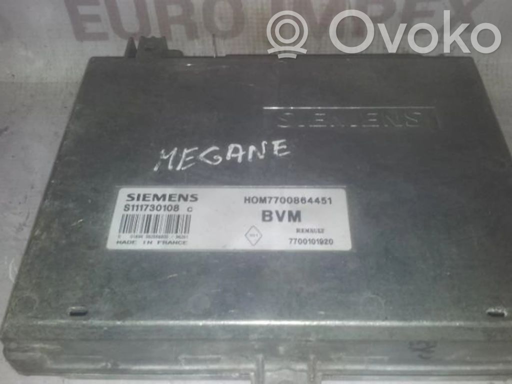 Renault Megane I Engine control unit/module 
