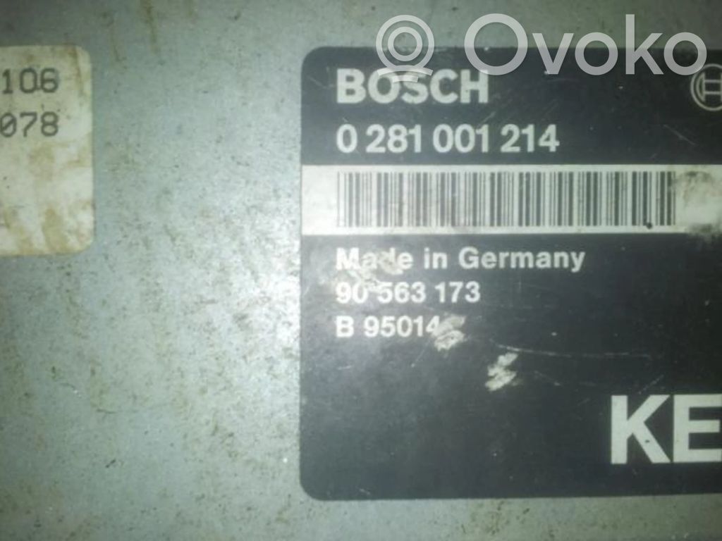 Engine control unit/module   0281001214,90563173,0281001214,90563173