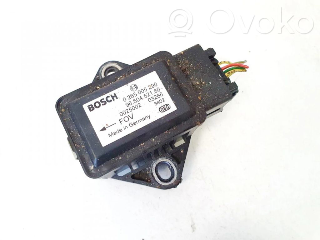 Peugeot 307 Sensore di imbardata accelerazione ESP