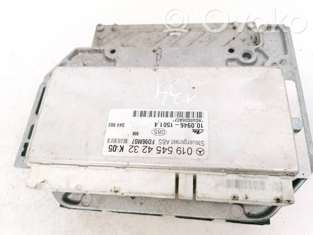 Mercedes-Benz C W202 Unitate/modul control ABS 