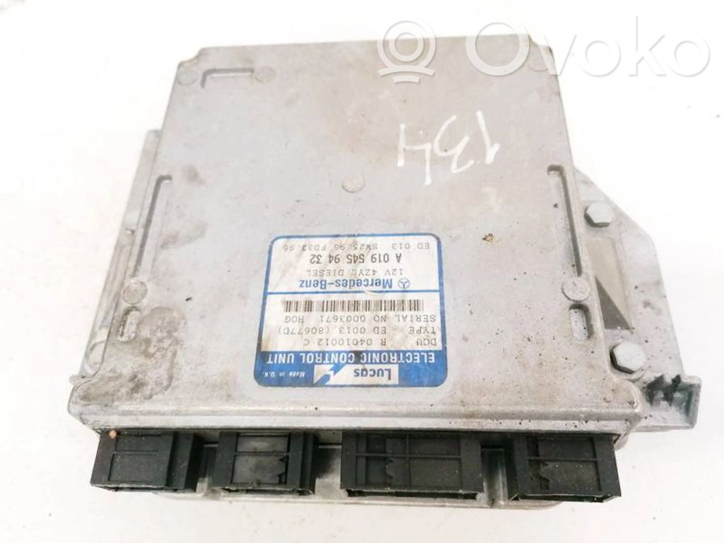 Sterownik / Moduł ECU   A0195459432,R04010012D,80677E,A0195459432,ED0013,NO0057023CPG3,R04010012D