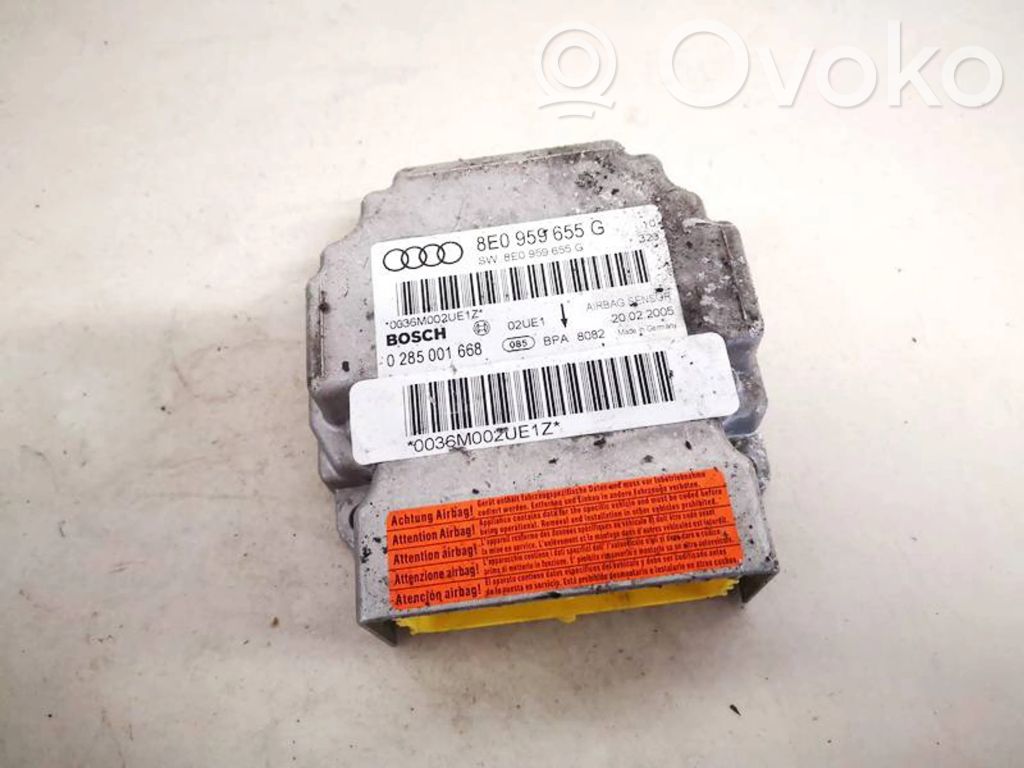 Audi A4 S4 B6 8E 8H Centralina/modulo airbag