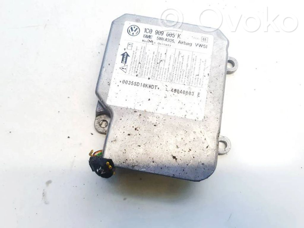 Skoda Fabia Mk1 (6Y) Centralina/modulo airbag