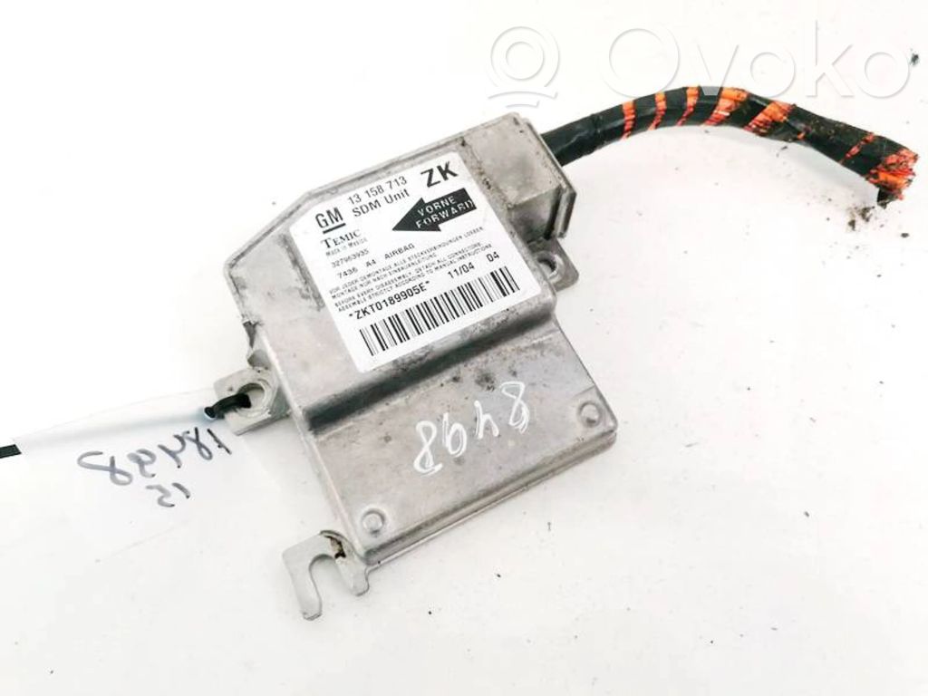 Opel Meriva A Centralina/modulo airbag