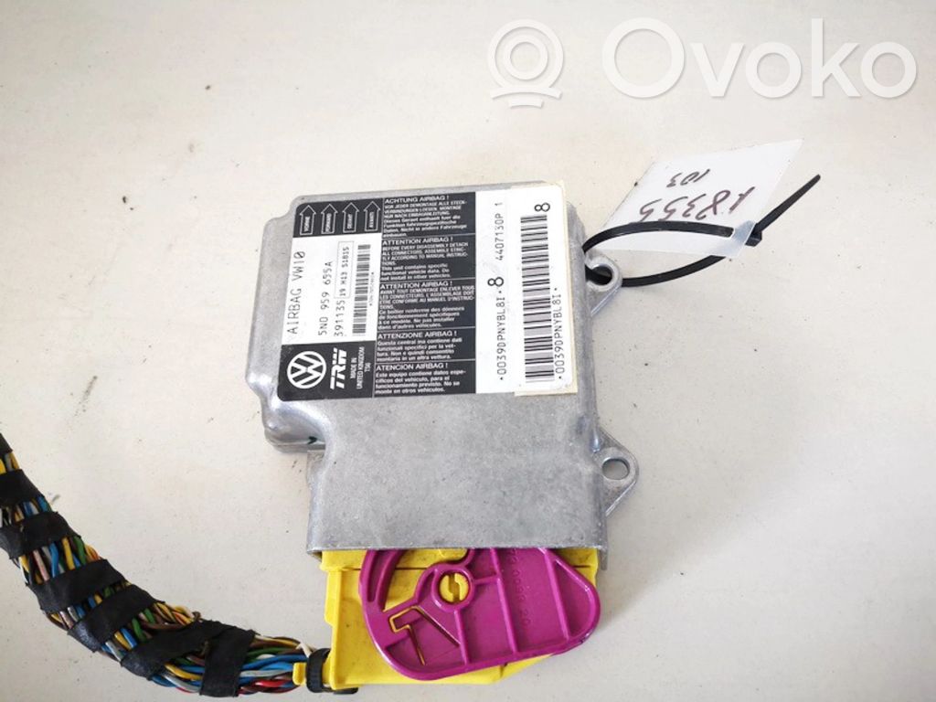 Volkswagen PASSAT B6 Centralina/modulo airbag