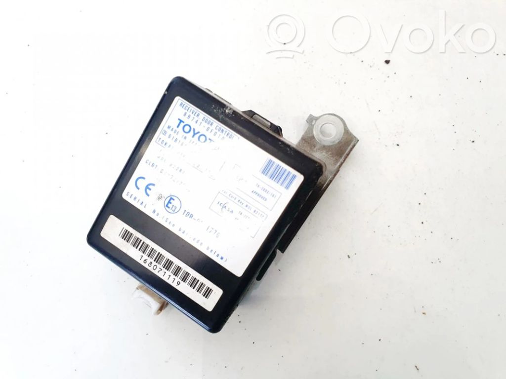 Toyota Corolla Verso AR10 Unidad de control/módulo inmovilizadora 