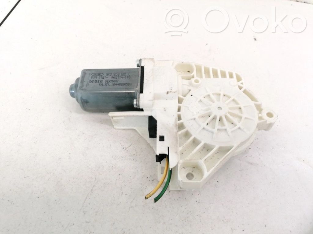 Motor del regulador de la ventanilla de la puerta delantera   8K0959801C,8K0959801C