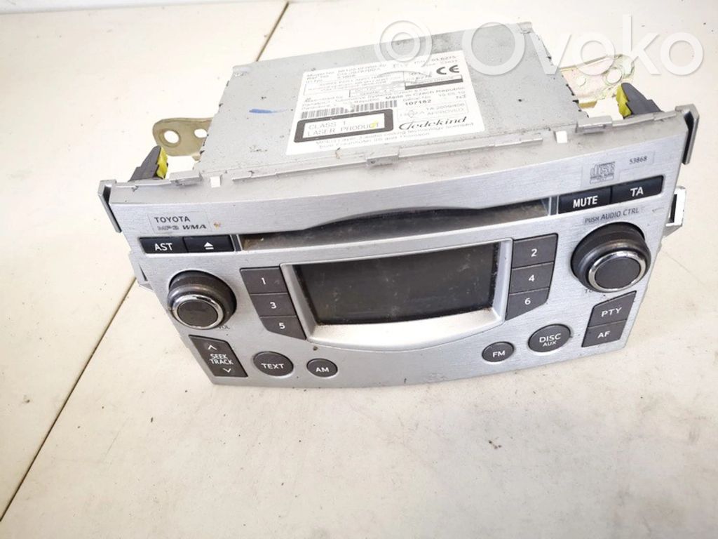 Toyota Verso Panel / Radioodtwarzacz CD/DVD/GPS 