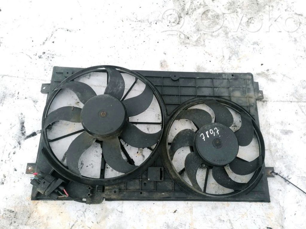 Skoda Octavia Mk2 (1Z) Convogliatore ventilatore raffreddamento del radiatore