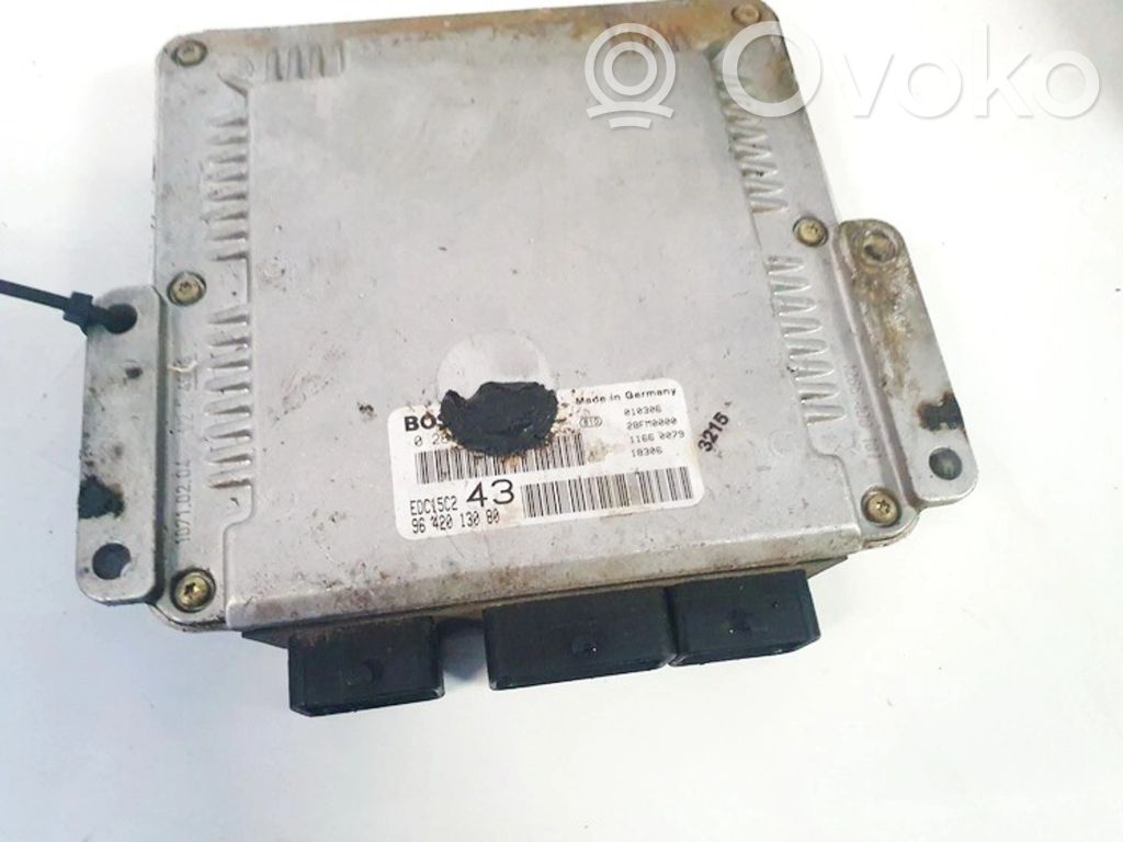Engine control unit/module   9642013080,010306,010306,28FM0000,9642013080