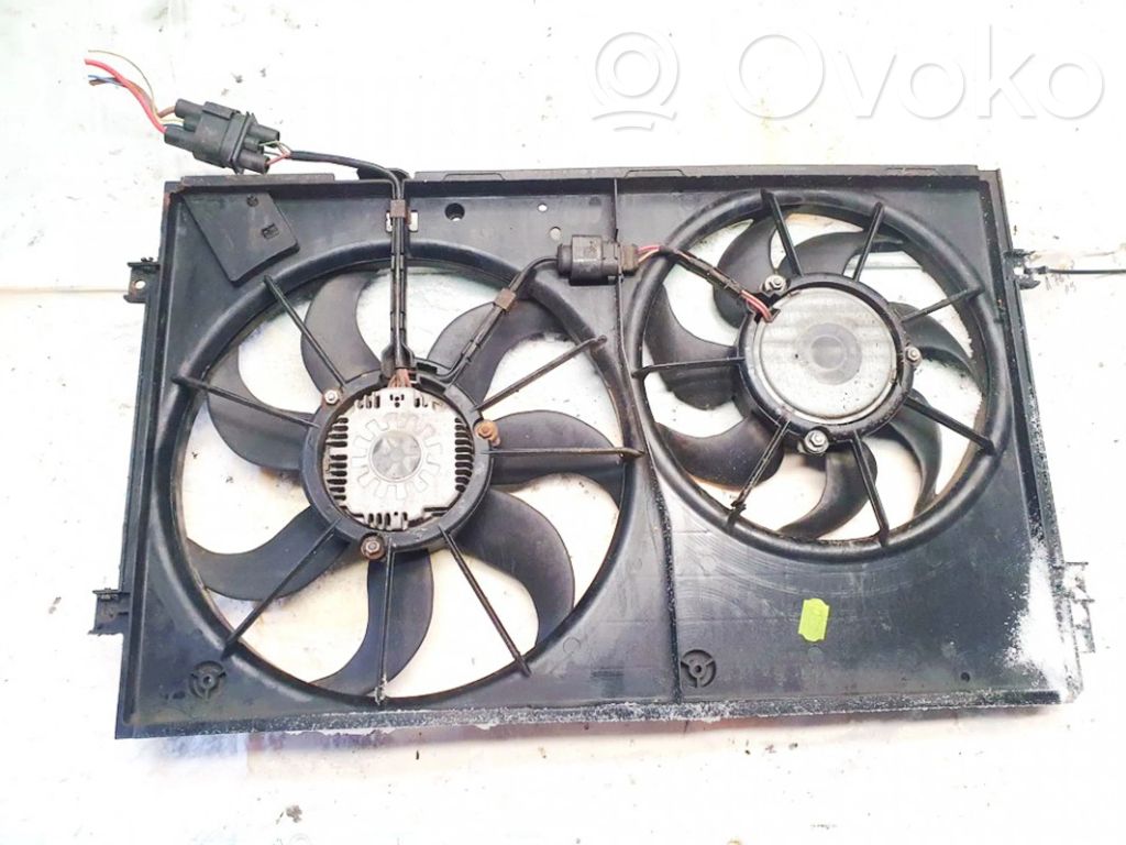Skoda Octavia Mk2 (1Z) Convogliatore ventilatore raffreddamento del radiatore 