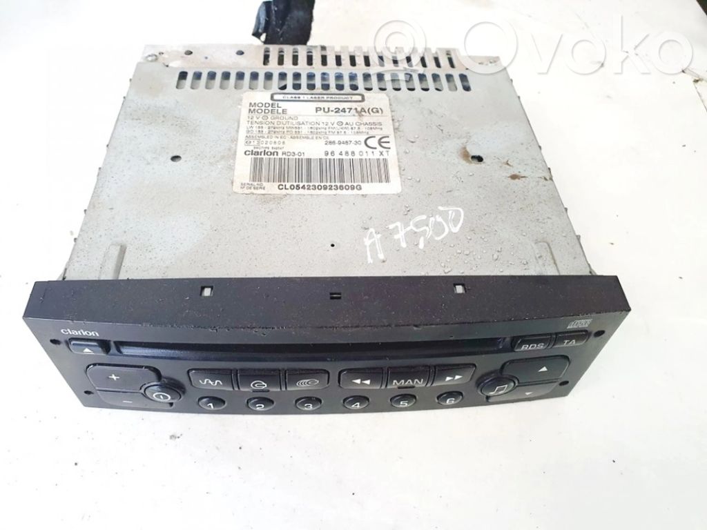 Citroen C3 Panel / Radioodtwarzacz CD/DVD/GPS 