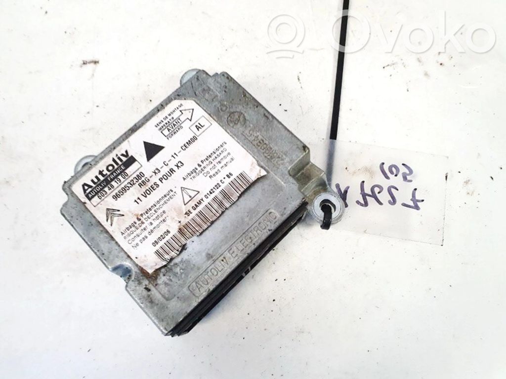 Unidad de control/módulo del Airbag   9659532380,603481900,603481900,9659532380