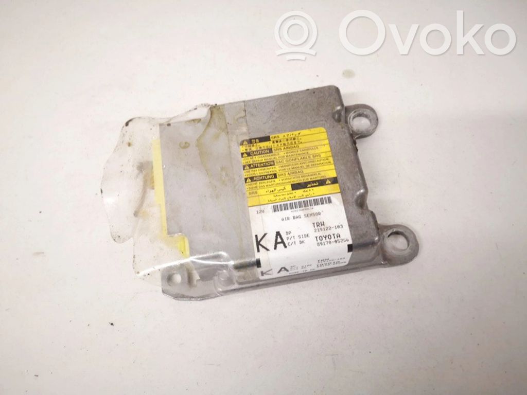 Toyota Avensis T270 Unitate/modul de comandă airbaguri 