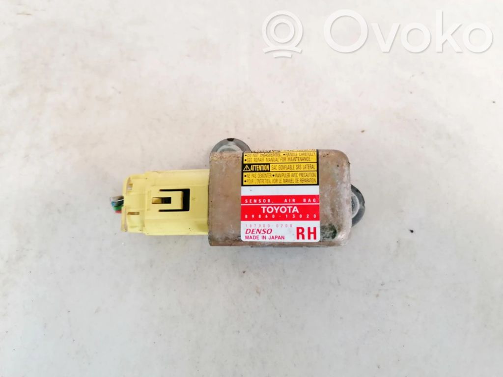 Toyota Corolla E120 E130 Sensor impacto/accidente para activar Airbag