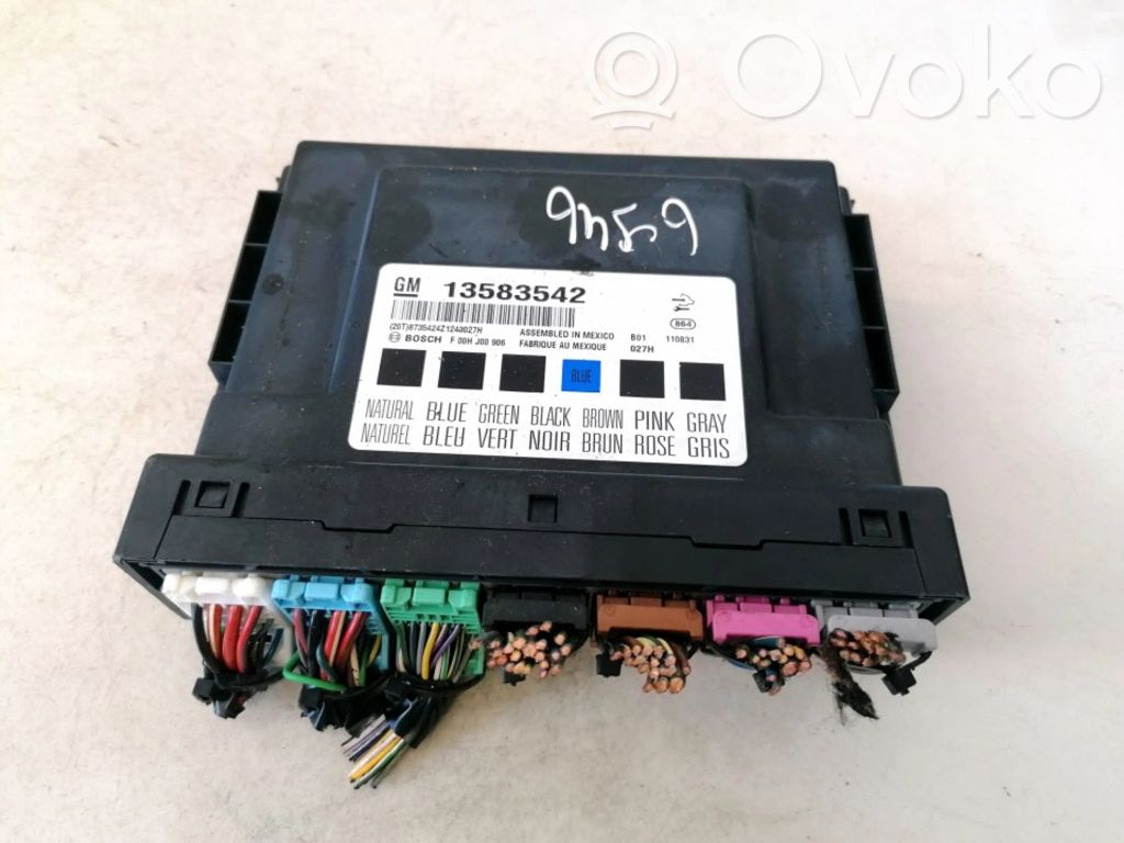Modulo comfort/convenienza   13583542,F00HJ00906,13583542,F00HJ00906