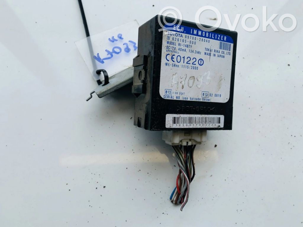 Toyota Previa (XR30, XR40) II Unitate/modul comandă imobilizator 