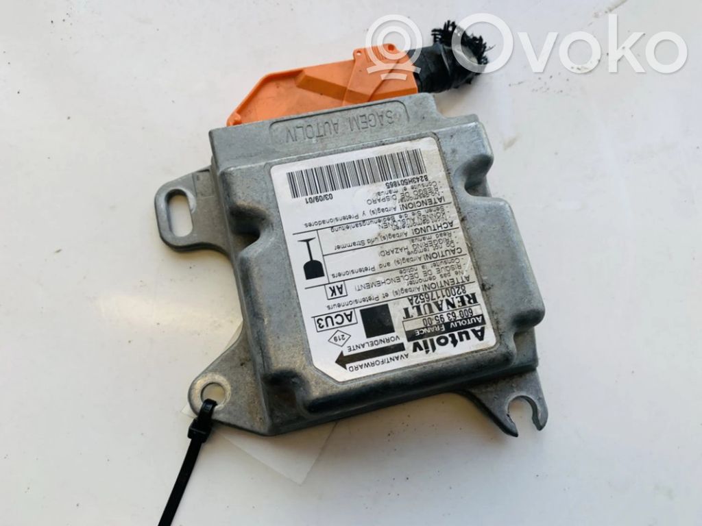 Unidad de control/módulo del Airbag   8200117652A,600639500,600639500,8200117652A