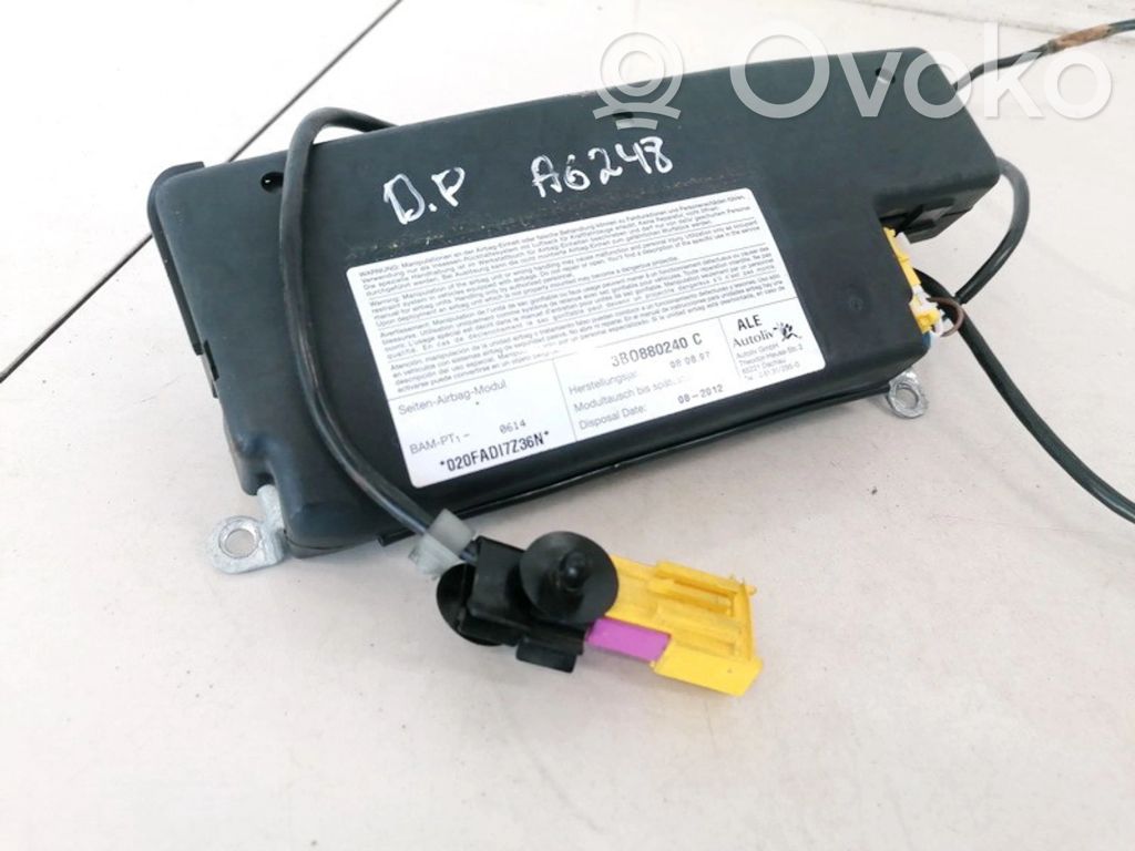 Volkswagen PASSAT B5 Poduszka powietrzna Airbag fotela 