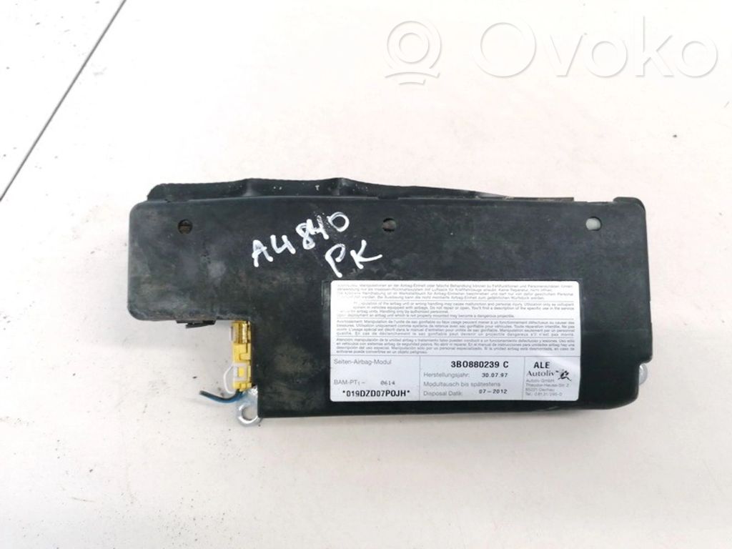 Volkswagen PASSAT B5 Airbag porte avant